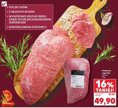 Polędwica cygańska wołowa promocja w Kaufland