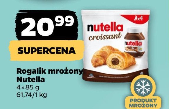 Rogaliki mrożone Nutella promocja w Netto