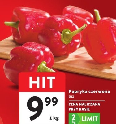 Papryka czerwona luz promocja w Intermarche