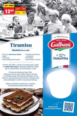 Ser Mascarpone Galbani 500g promocja w Biedronka