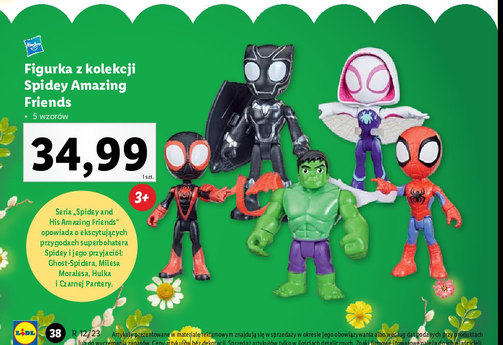 Figurka spidey and his amazing friends Hasbro promocja