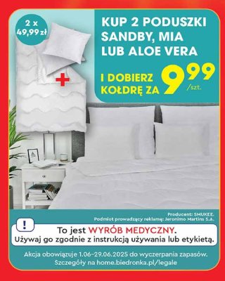 Poduszka sandby Smukee promocja