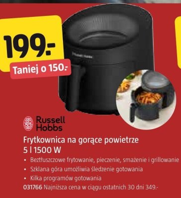 Frytkownica na gorące powietrze Russell Hobbs 5 l 1500 W promocja w Jula