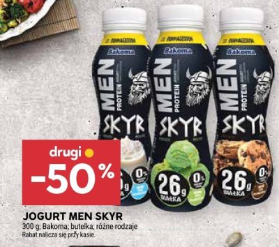 Jogurt MEN SKYR różne rodzaje promocja w Stokrotka