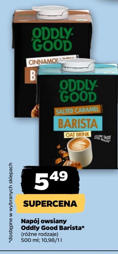 Napój barista słony karmel Valio oddly good promocja w Netto