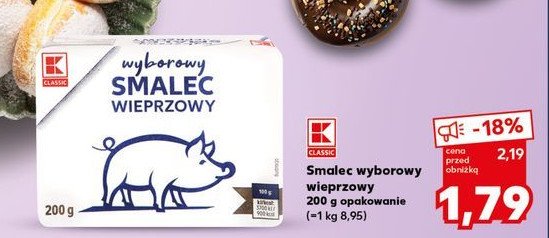 Smalec wieprzowy wyborowy K-classic promocja