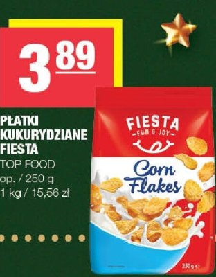 Płatki kukurydziane Fiesta Top Food promocja w SPAR