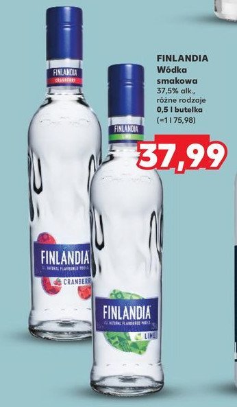 Wódka Finlandia cranberry fusion promocja w Kaufland