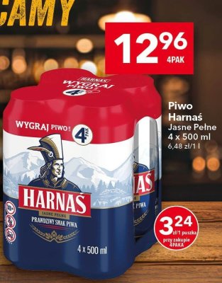 Piwo Harnaś Jasne Pełne promocja w LEWIATAN
