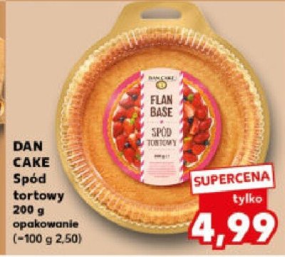 Spód tortowy Dan Cake 200 g promocja w Kaufland