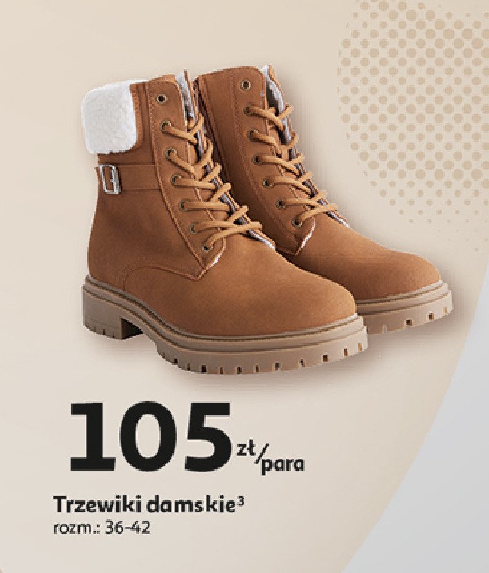 Trzewiki damskie 36-42 promocja w Auchan