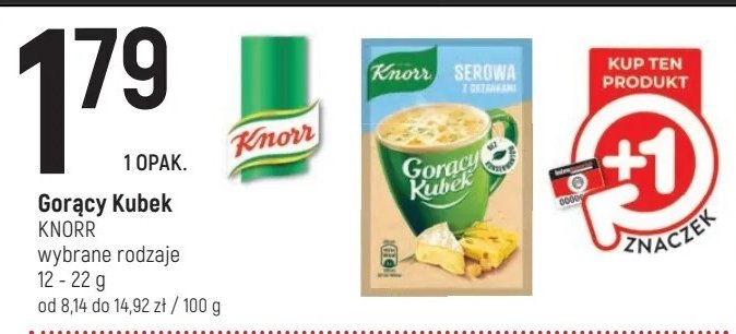 Serowa z grzankami Knorr promocja w Intermarche