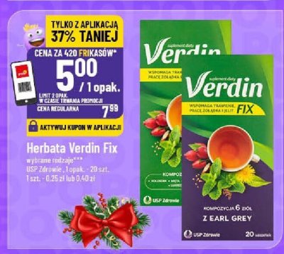 Herbata Verdin Fix promocja w POLOmarket