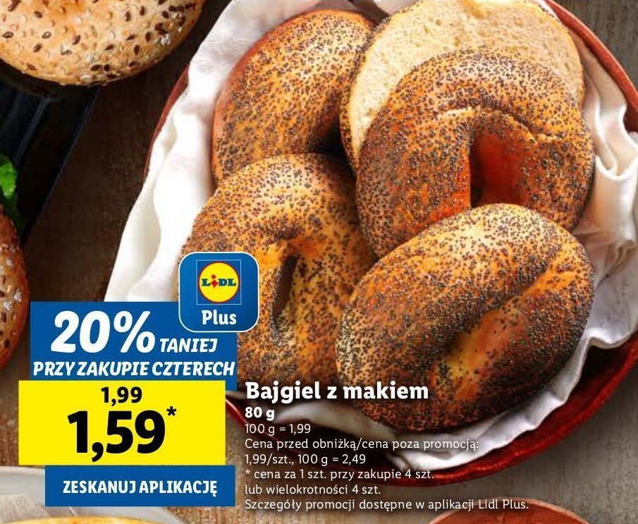 Bajgiel z makiem promocja