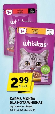 Karma mokra dla kota Whiskas promocja w Euro Sklep