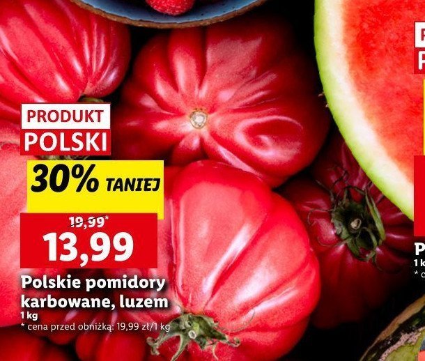 Pomidory karbowane polska promocja