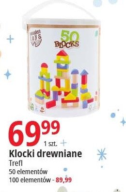 Klocki drewniane Trefl promocja
