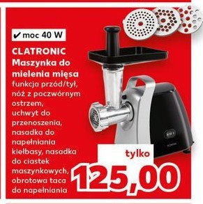 Maszynka do mielenia mięsa Clatronic promocja