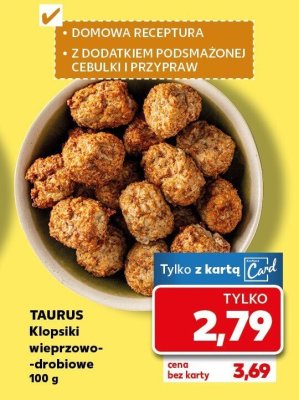 Klopsiki wieprzowo-drobiowe promocja w Kaufland