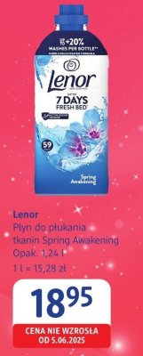 Płyn do płukania Lenor tkanin Spring Awakening promocja w Drogerie DM