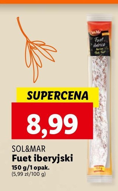 Kiełbasa fuet Sol&mar promocja