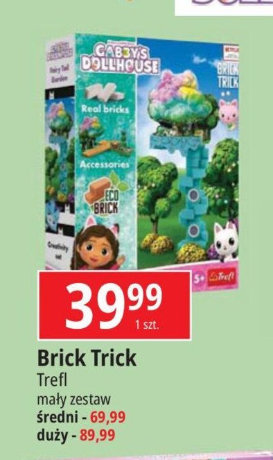 Brick trick koci domek gabi Trefl promocja w Leclerc