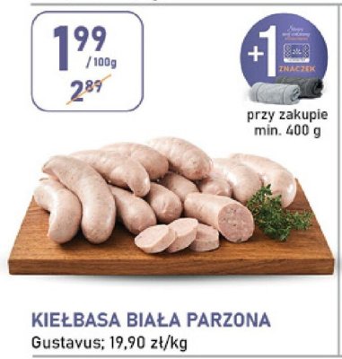 Kiełbasa biała parzona Tarczyński promocja w Stokrotka