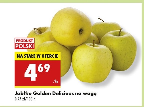 Jab艂ka golden delicious promocja