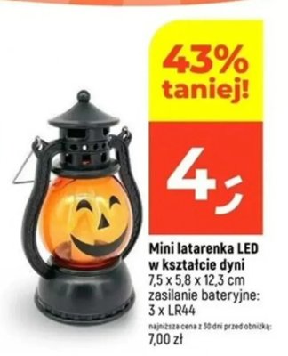 Mini latarenka LED w kształcie dyni Dealz promocja