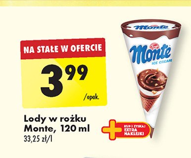 Lód Zott monte promocja