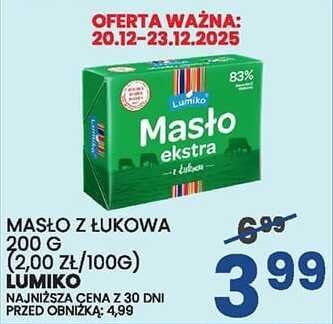 Masło z Łukowa ekstra promocja w Wafelek