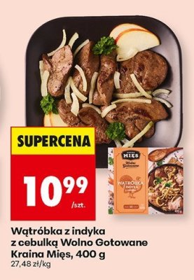 Wątróbka z indyka z cebulką Wolno Gotowane  promocja w Biedronka
