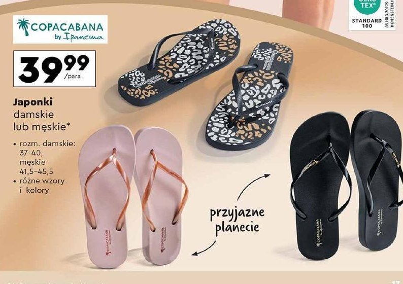 Japonki damskie 37-40 COPACABANA promocja