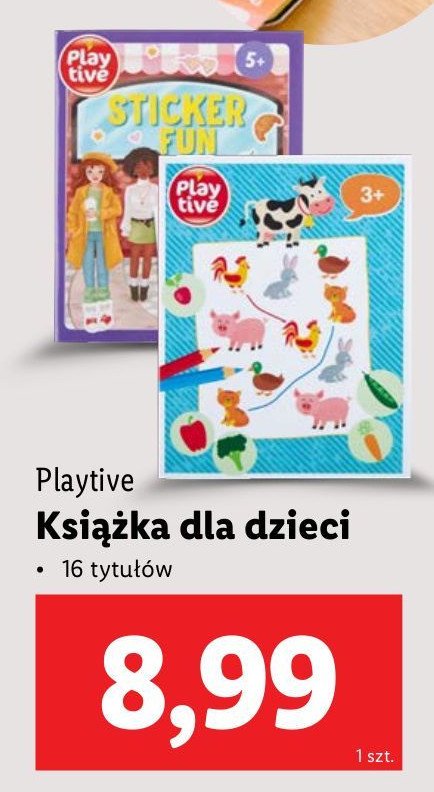 Ksiązka Playtive promocja w Lidl