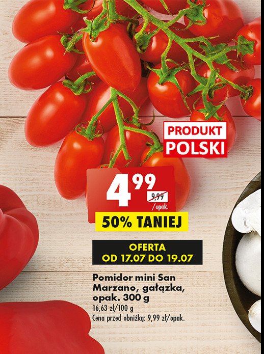 Pomidory san marzano promocja