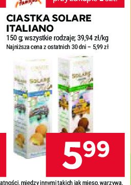 Ciastka choco SOLARE promocja