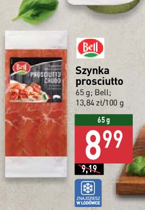 Szynka prosciutto crudo Bell polska promocja
