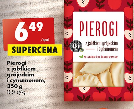 Pierogi z jab艂kiem gr贸jeckim i cynamonem promocja
