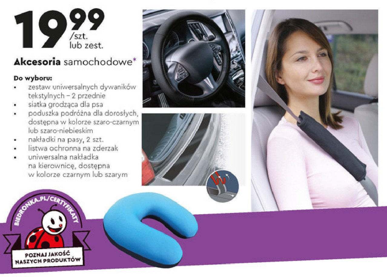 Nakładki na pasy promocja w Selgros