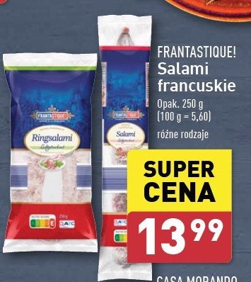 Ring salami Frantastique! promocja