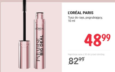 Tusz do rzęs Paradise Big Deal pogrubiający promocja w Rossmann