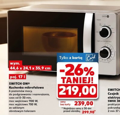 Kuchenka mikrofalowa promocja w Kaufland