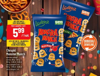 Chrupki Monster Munch Lorenz promocja w POLOmarket