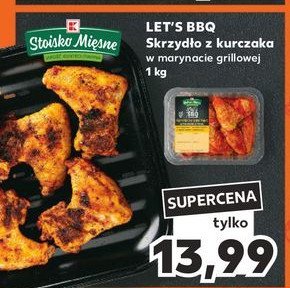 Skrzydełka z kurczaka w marynacie grillowej Stoisko mięsne promocja w Stokrotka