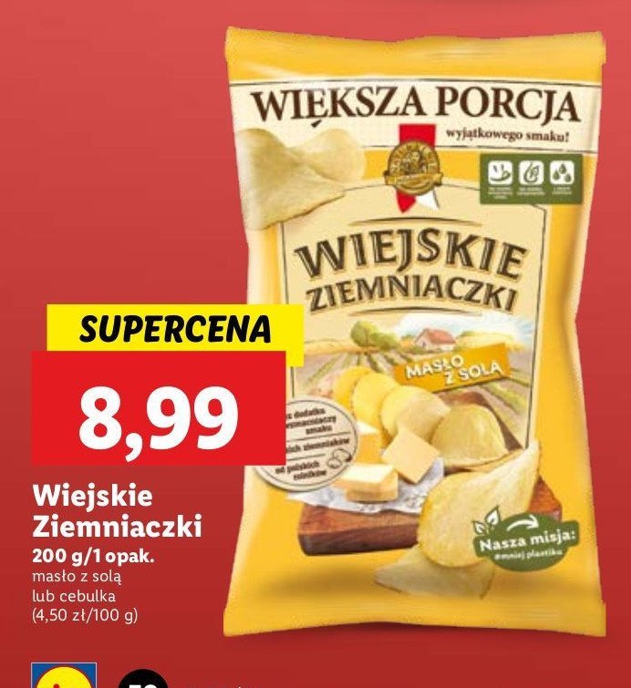 Chipsy masło z solą Lorenz promocja