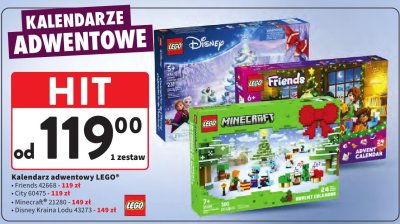 Kalendarz adwentowy LEGO Disney Kraina Lodu promocja w Intermarche