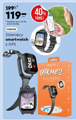 Dziecięcy smartwatch z GPS promocja w Biedronka