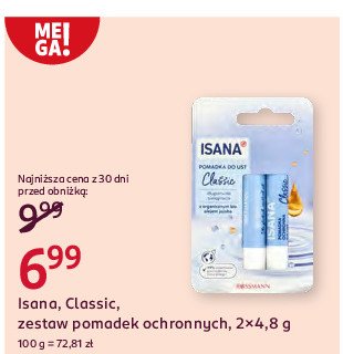 Pomadka classic Isana promocja