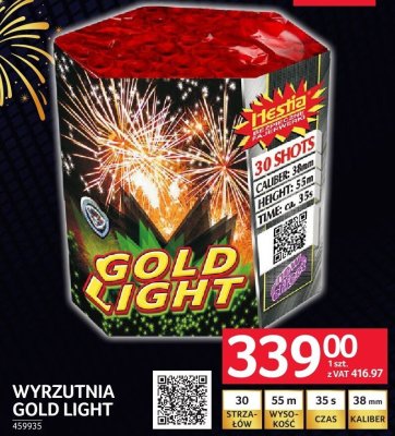 WYRZUTNIA GOLD LIGHT promocja w Selgros