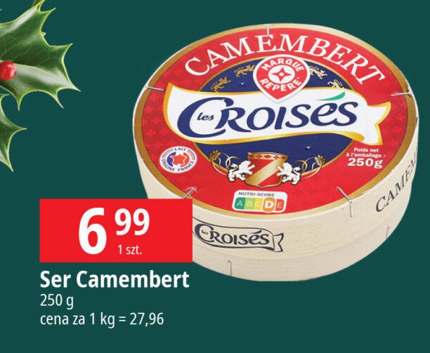 Ser camembert Wiodąca marka croises promocja w Leclerc